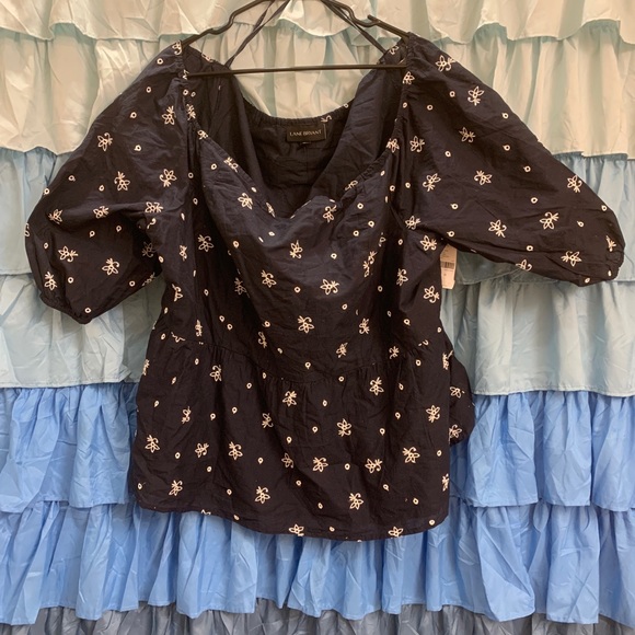 Lane Bryant Off the Shoulder Top - Picture 2 of 5